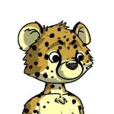 Raffi's cheetah avatar